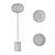 Nordic Style Marble Floor Lamp 3D model small image 4