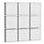 Decorative Wall Glass Blocks 3D model small image 2