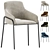Modern Verona Dining Chair Set 3D model small image 1