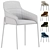 Modern Verona Dining Chair Set 3D model small image 6