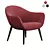 Poliform Mad Armchair with 3 Upholstery Options 3D model small image 1