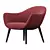 Poliform Mad Armchair with 3 Upholstery Options 3D model small image 2