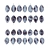 Assorted 7-Count Plum Set 3D model small image 3