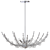 Luxurious Abberton Polished Nickel Chandelier 3D model small image 2