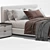 Elegant Minotti Andersen Bed 3D model small image 2