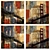 Wall Art Set with Frames 3D model small image 3
