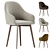 Modern Dining Chair Set Collection 3D model small image 1
