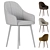 Modern Dining Chair Set Collection 3D model small image 5
