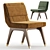 Modern 2017 CARON Chair 3D model small image 1