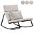 Gus Modern Rocker Chair 3D 3D model small image 1