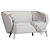 Modern Cozy Tilar Sofa 2015 3D model small image 3