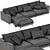 Modern Boconcept Fargo Sofa 3D Model 3D model small image 4