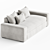 Elegant Nadine Sofa for Home 3D model small image 2