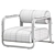 Modern, Minimalistic Armchair Holden 3D model small image 3