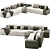  Minotti Italia Daniels Corner Sofa 3D model small image 2