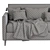 Convertible Sofa Bed Lyons 287 3D model small image 5