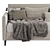 Convertible Sofa Bed Lyons 287 3D model small image 6