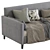 Convertible Sofa Bed Lyons 287 3D model small image 7