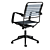 Bungee Task Chair with Turbosmooth Off 3D model small image 3