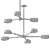 Elegant Allisio Pendant Light 3D model small image 2