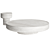 Marble Nymphea Coffee Tables by Balzano 3D model small image 1
