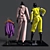 Sportswear Duo Mannequins 3D model small image 3