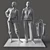 Sportswear Duo Mannequins 3D model small image 5