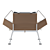 Contemporary Flag Halyard Chair 3D model small image 5