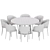 Elegant Modern Dining Set 3D model small image 4