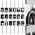 Modern Metal Decorative Book Rack 3D model small image 1