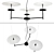 Elegant Glass Pendant Lamp Design 3D model small image 1