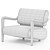 Modern Armchair Clark 2014 Version 3D model small image 3