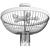 Elegant Rain Brass Chandelier 3D model small image 2