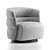 Luxury Natuzzi Couture Armchair 3D model small image 2