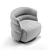 Luxury Natuzzi Couture Armchair 3D model small image 3