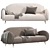 Contemporary MILLER Sofa Innovation 3D model small image 1