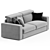 Convertible Riftac Sofa Bed 3D model small image 2