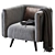 Modern Plaza Armchair 3D Model 3D model small image 1
