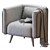 Modern Plaza Armchair 3D Model 3D model small image 7