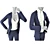 2018 Suits for Women & Men 3D model small image 9