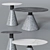 FOSUHOUSE Terrazzo Scandinavian Coffee Table 3D model small image 2