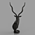 Antelope Bust Sculpture DG-Home Louis 3D model small image 8