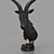 Antelope Bust Sculpture DG-Home Louis 3D model small image 10