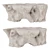 Teak Root Concrete Replica Sculpture 3D model small image 1