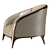 Contemporary Versatile Katrine Armchair 3D model small image 2