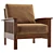 Primo Upholstered Armchair 3D Model 3D model small image 1