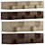 Elegant Ondas Sideboard Options 3D model small image 3