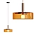 Space Station Glass Pendant Light 3D model small image 2