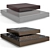Contemporary Solid Steel Coffee Tables 3D model small image 3