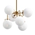 Modern Brass Globe Pendant Light 3D model small image 1